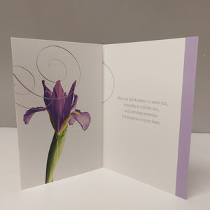 Hallmark Full Sized "with sympathy" card.